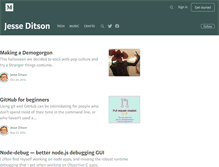 Tablet Screenshot of jesseditson.com